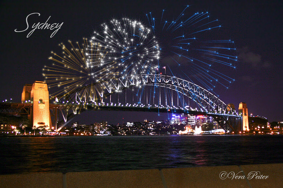 Sydney - Harbour Bridge at night