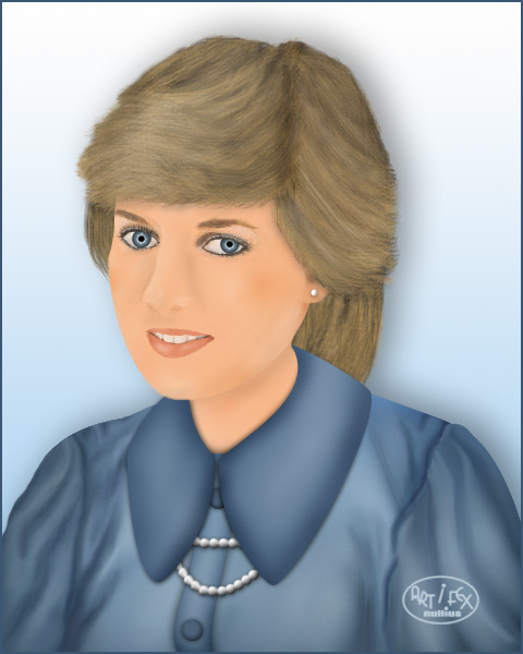 Portrait Lady Diana Spencer
